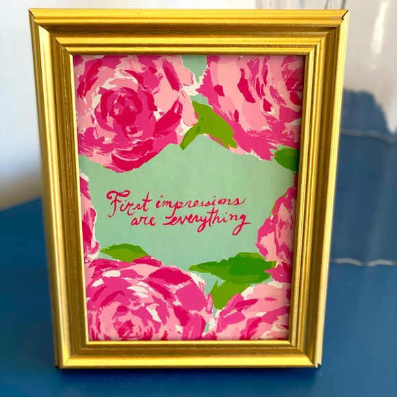 🌴Lilly Pulitzer Repurposed Agenda 5x7 print🌴